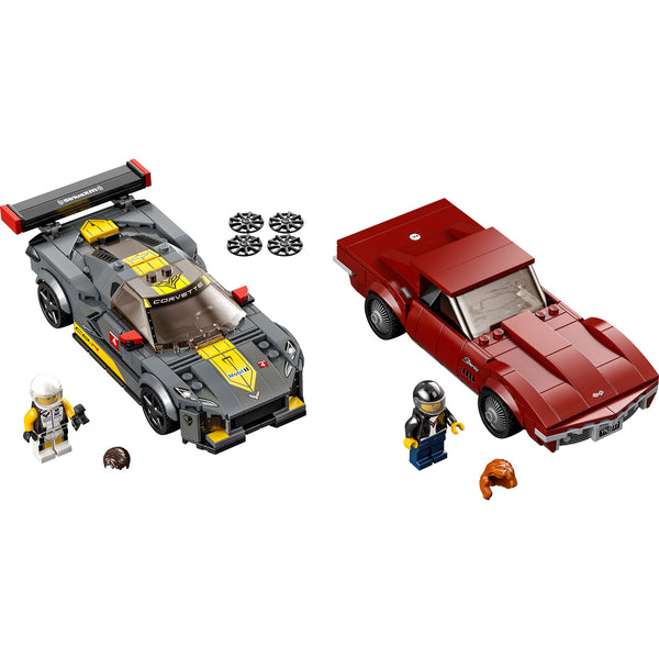 LEGO® Speed Champions Chevrolet Corvette C8.R Race Car and 1968 Chevrolet Corvette