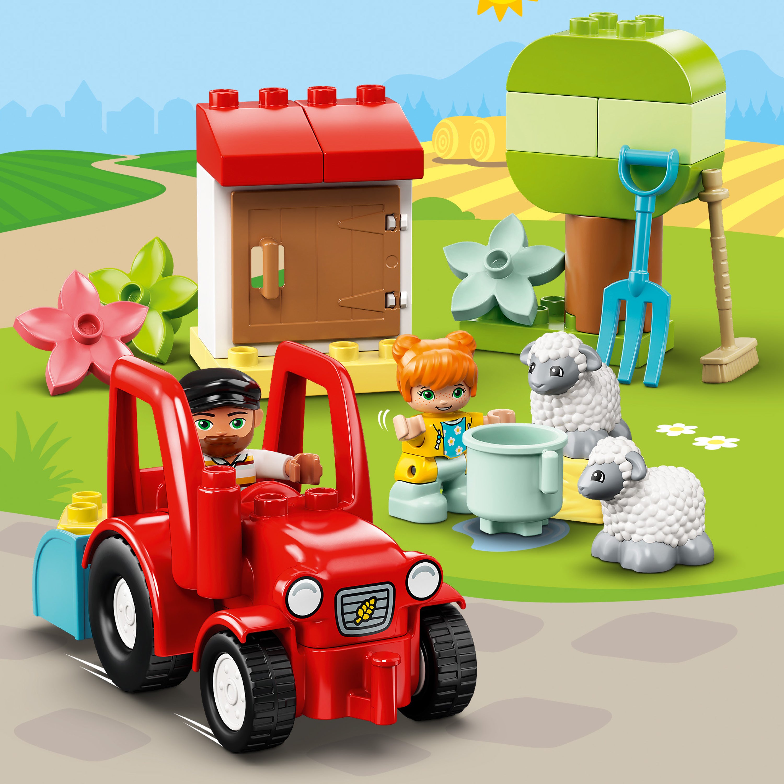 LEGO DUPLO Farm Tractor Animal Care AG LEGO Certified Stores