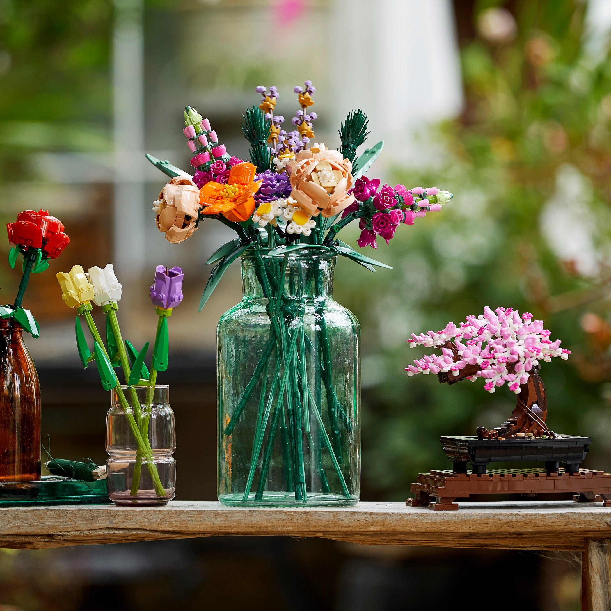 Lego creator flower discount bouquet