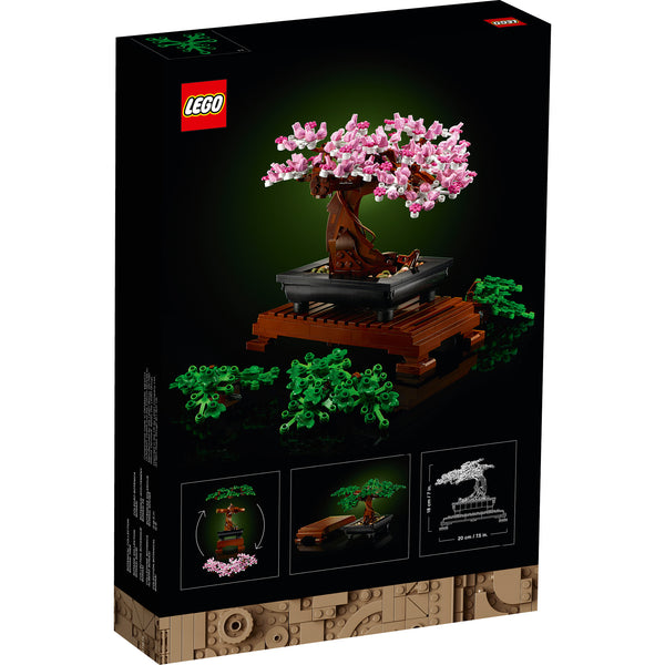 LEGO Icons Bonsai Tree Building Set, Features Cherry Blossom Flowers, Adult  DIY Plant Model, Creative Gift for Home Décor, Office Art or Mother's Day