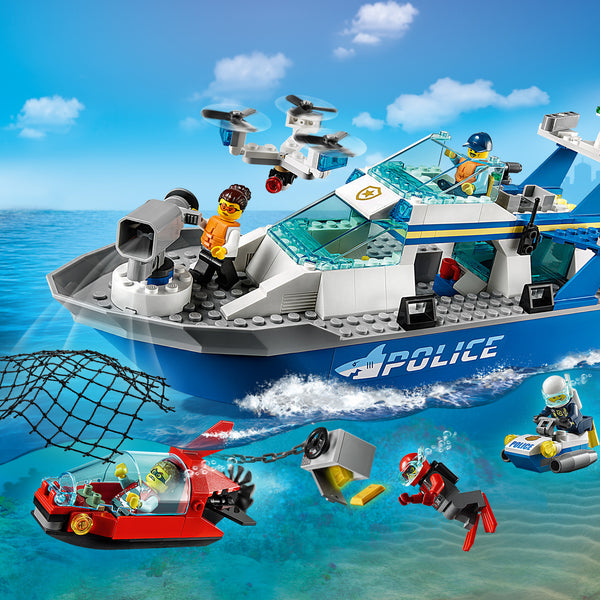 LEGO® City Police Patrol Boat – AG LEGO® Certified Stores